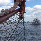 Einlaufen in den Hamburger Hafen