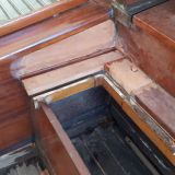 Reparatur von Holzschaden in Backskiste