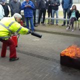 Einsatz unterschiedlicher Feuerlöscher